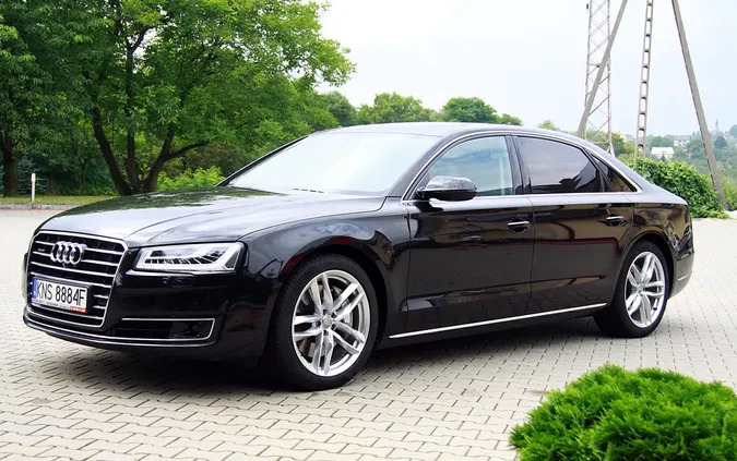 samochody osobowe Audi A8 cena 179000 przebieg: 131000, rok produkcji 2015 z Grodków